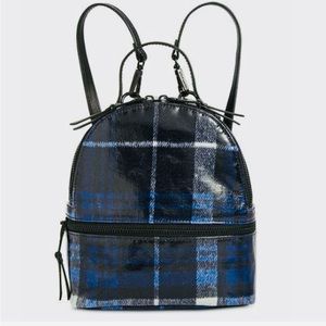 Steve Madden Plaid Mini Backpack